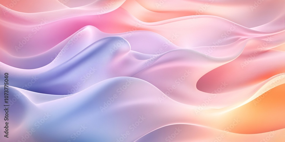 Soft pastel textures flowing with smooth curves, perfect for a calm and minimal background image Soft pastel textures flowing with smooth curves, perfect for a calm and minimal background image
