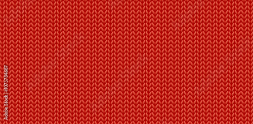 Background made of wool knitted fabric. Christmas wool fabric, Xmas knitted realistic texture. Vector illustration