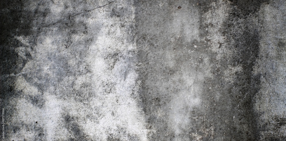 Obraz premium Ilustration grey long background. Gray grunge wall with cracks for backgrounds and overlays
