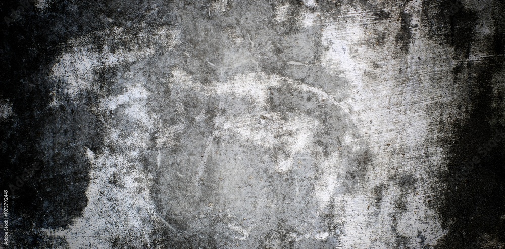 Obraz premium Ilustration grey long background. Gray grunge wall with cracks for backgrounds and overlays
