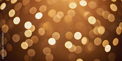 Golden Hour Bokeh: Warm, inviting, and subtly luxurious, this image features a bokeh effect in shades of gold and amber, perfect for backgrounds or design elements. 