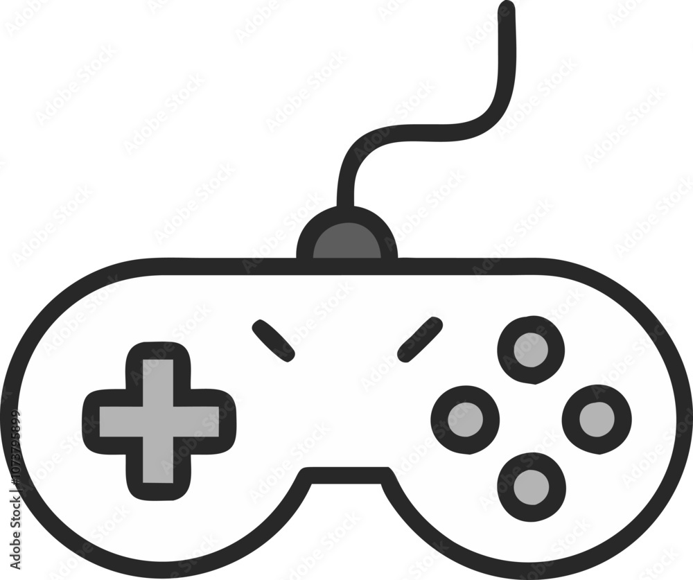 Gamepad icon. Game controller silhouette vector, Video game controller Gamepad icon. Game controller silhouette vector, Video game controller