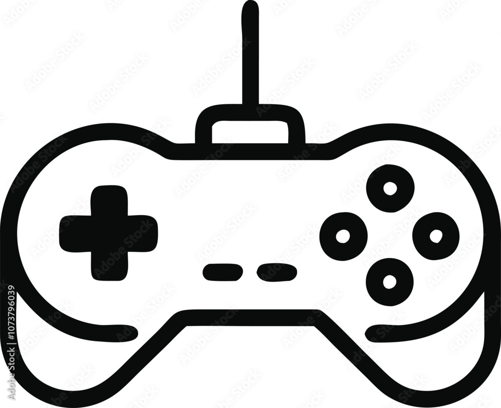Gamepad icon. Game controller silhouette vector, Video game controller Gamepad icon. Game controller silhouette vector, Video game controller
