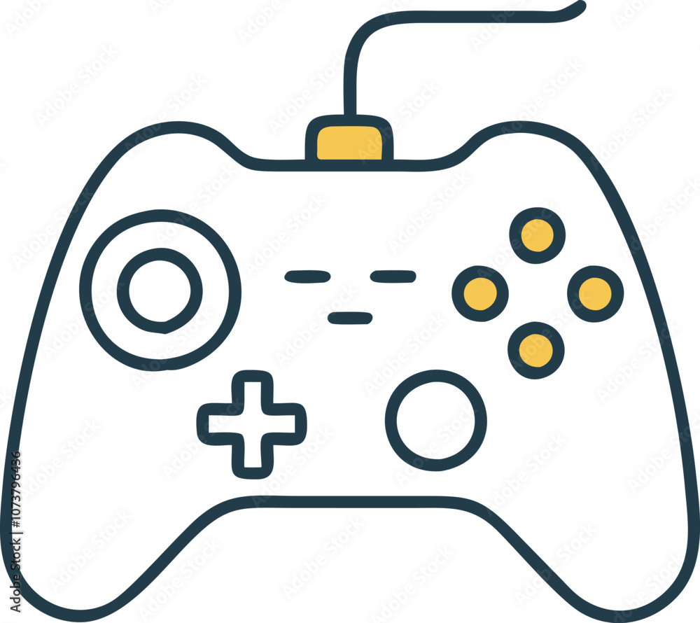 Gamepad icon. Game controller silhouette vector, Video game controller Gamepad icon. Game controller silhouette vector, Video game controller