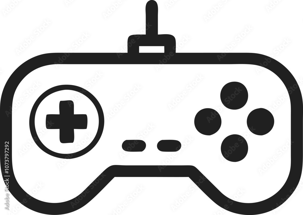 Gamepad icon. Game controller silhouette vector, Video game controller Gamepad icon. Game controller silhouette vector, Video game controller