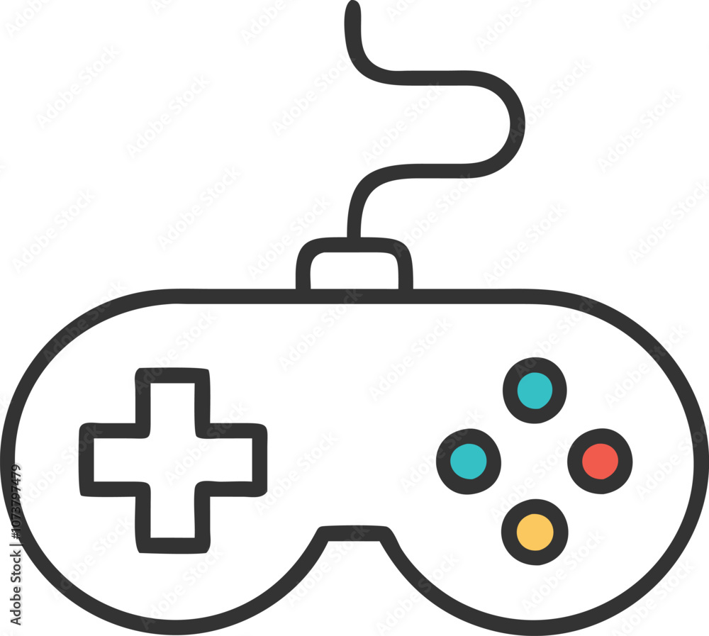 Gamepad icon. Game controller silhouette vector, Video game controller Gamepad icon. Game controller silhouette vector, Video game controller