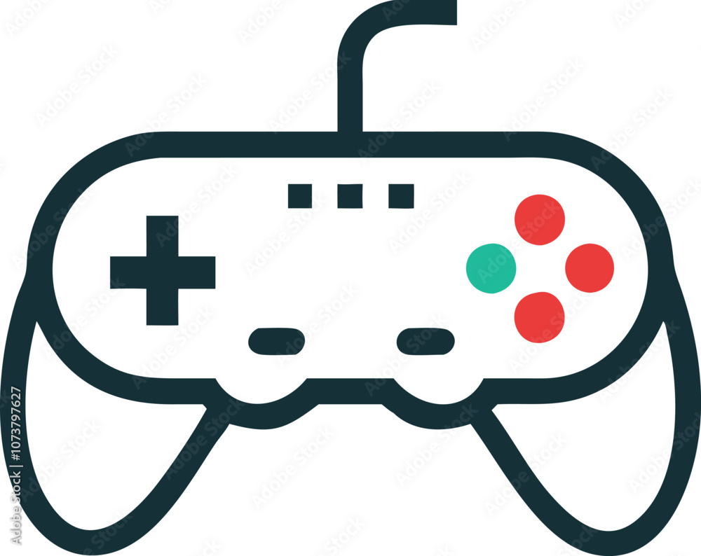 Gamepad icon. Game controller silhouette vector, Video game controller Gamepad icon. Game controller silhouette vector, Video game controller