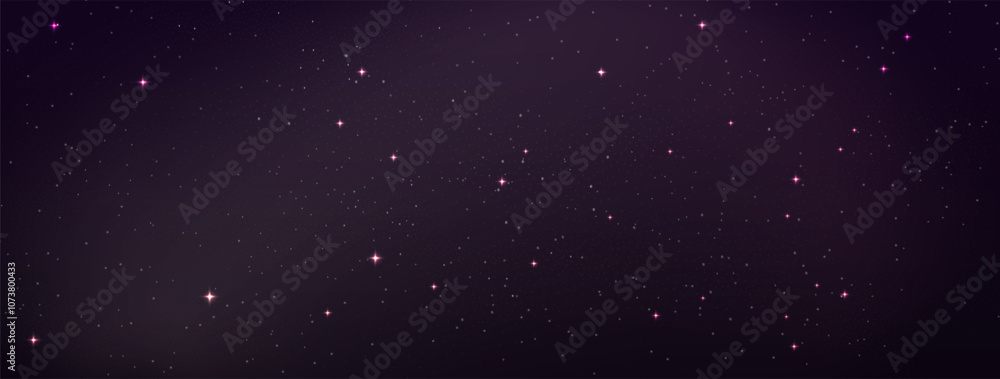Obraz premium Rozgwieżdżone niebo z konstelacjami astrologicznymi. W tle gwiazdy kosmiczne. Mgławica kosmiczna i błyszczący pył gwiezdny.
