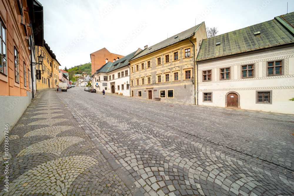 Fototapeta premium Banská Štiavnica, Slovakia - Historic Mining Town and UNESCO Heritage Site