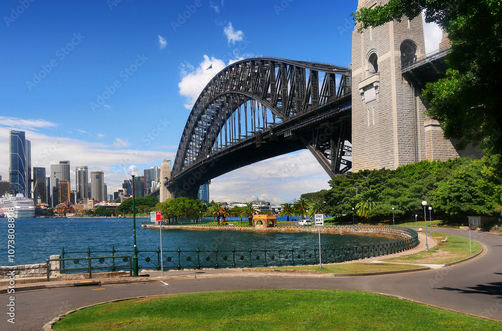 Sydney City, Australia. Sydney harbour and the Sydney Harbour bridge. Sydney City, Australia. Sydney harbour and the Sydney Harbour bridge.