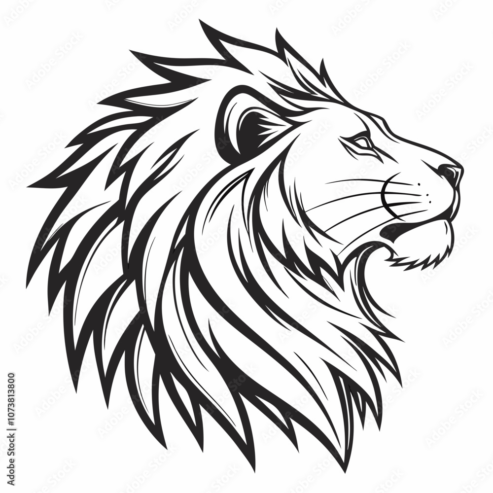 Obraz premium lion head mascot