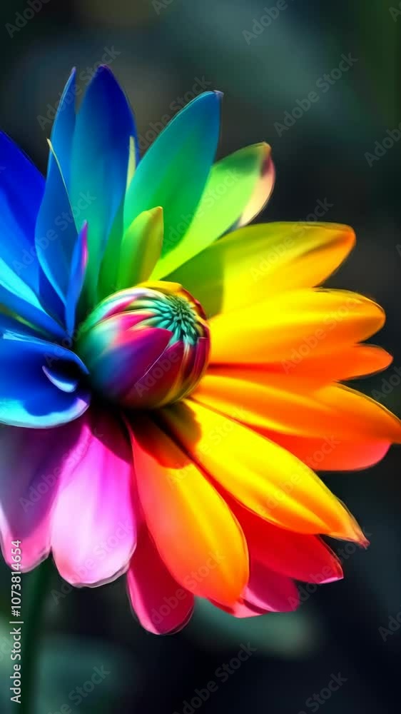 Vibrant multicolored dahlia flower close-up. Nature and color concept Vibrant multicolored dahlia flower close-up. Nature and color concept