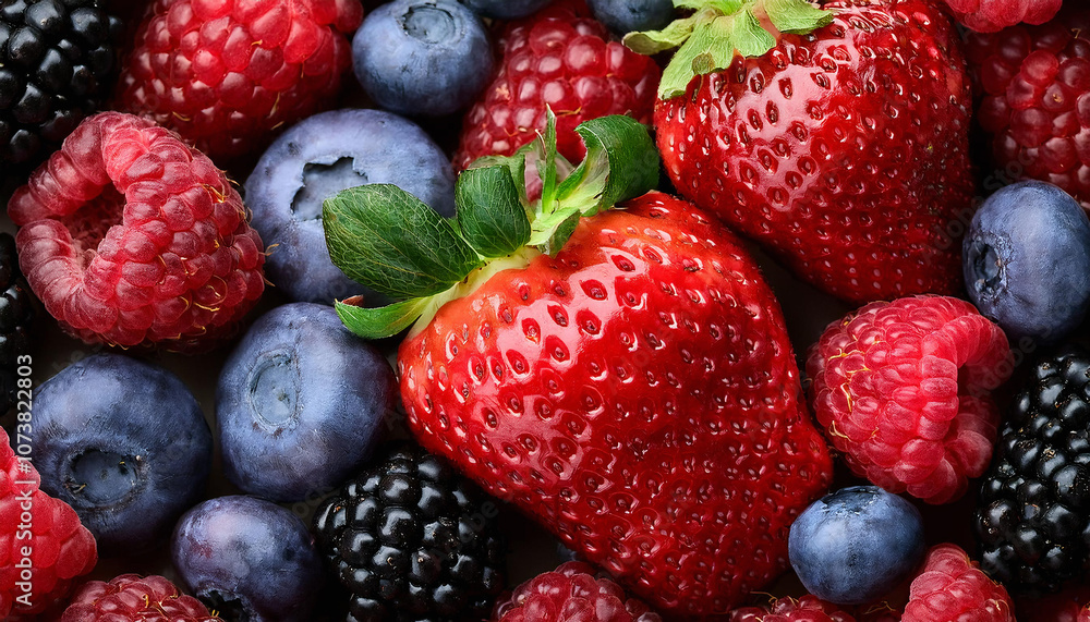 Abstract berries background with multiple fruits. Healthy eating, diet. Vegan lifestyle Abstract berries background with multiple fruits. Healthy eating, diet. Vegan lifestyle