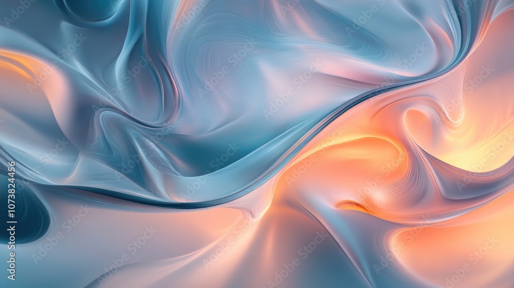 Obraz premium Stunning abstract artwork featuring a luxurious natural theme perfect for backgrounds and creative templates with a soft and ethereal design