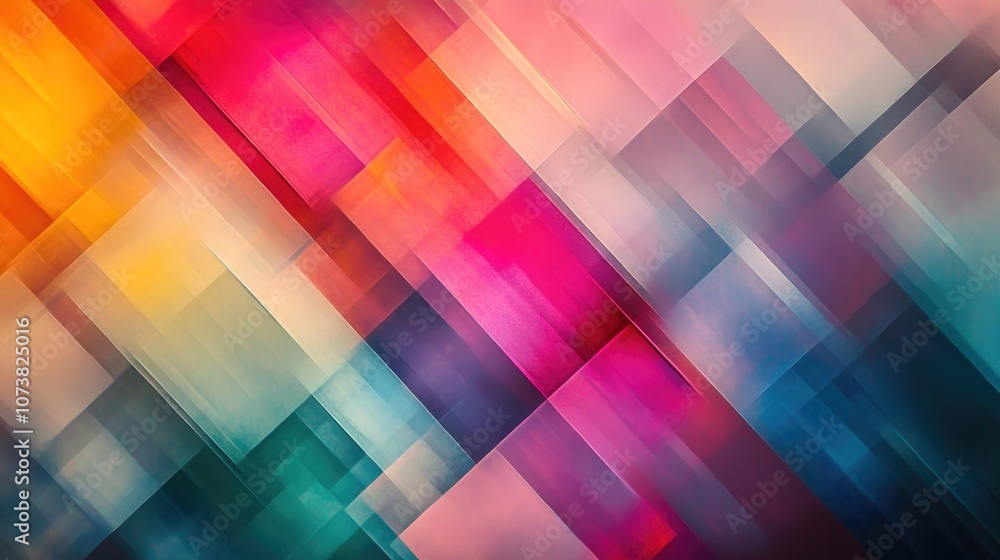 Colorful abstract geometric texture vibrant blurred backdrop gradient wallpaper dynamic illustration flowing pattern for themes textiles garments or decorative designs Colorful abstract geometric texture vibrant blurred backdrop gradient wallpaper dynamic illustration flowing pattern for themes textiles garments or decorative designs