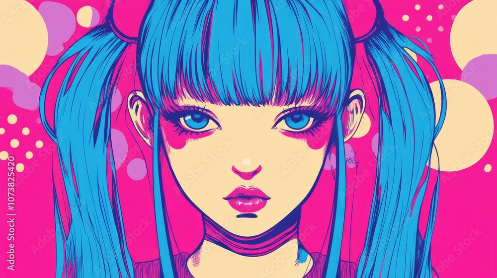 Fantasy anime girl illustration with a catchy slogan 2D cartoon graphic design suitable for apparel Fantasy anime girl illustration with a catchy slogan 2D cartoon graphic design suitable for apparel