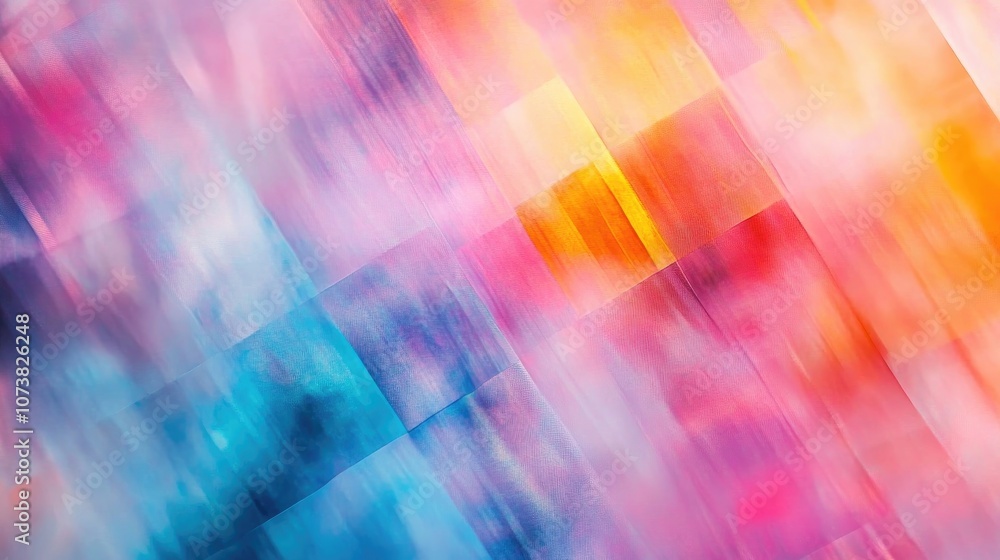 Colorful abstract geometric texture featuring a blurred background with a gradient effect ideal for graphic textile digital printing or design projects Colorful abstract geometric texture featuring a blurred background with a gradient effect ideal for graphic textile digital printing or design projects