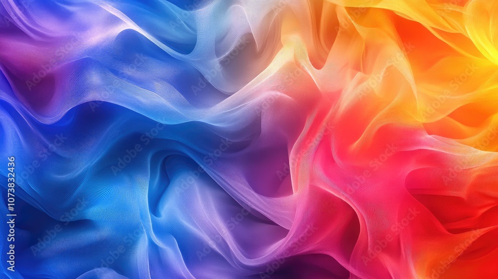 Vibrant abstract banner featuring flowing color waves suitable for use in flyers or as a background for websites Vibrant abstract banner featuring flowing color waves suitable for use in flyers or as a background for websites