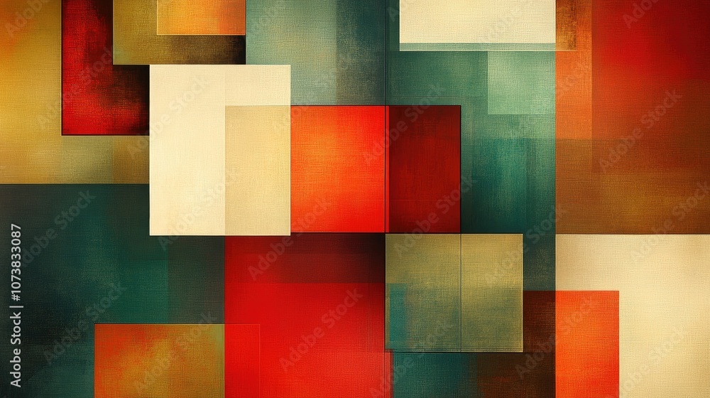Abstract geometric background featuring blocks and rectangles suitable for texture wallpaper poster design or motifs for invites Abstract geometric background featuring blocks and rectangles suitable for texture wallpaper poster design or motifs for invites