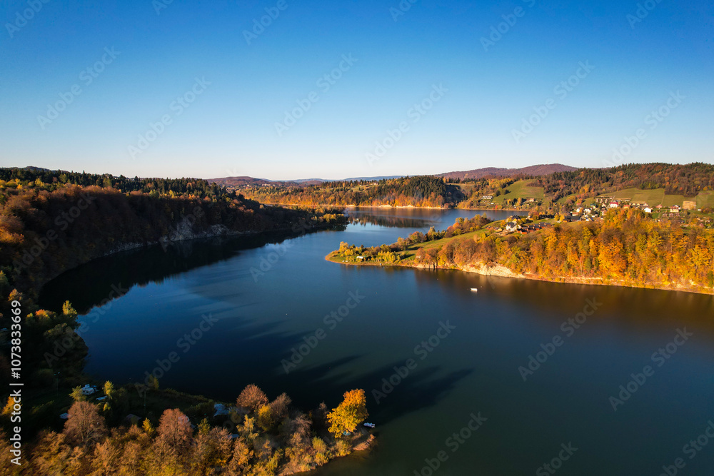 Fototapeta premium lake and mountains