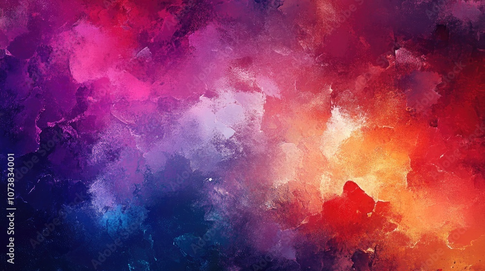 Fototapeta premium Colorful abstract design featuring a textured digital background