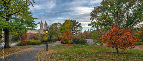 Autumn in Central Park, early morning