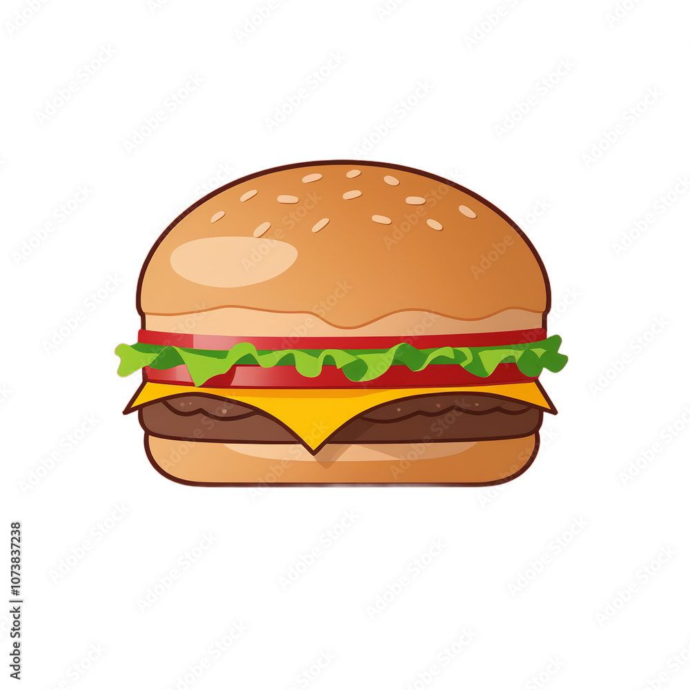 simple minimalist burger vector illustration isolated simple minimalist burger vector illustration isolated