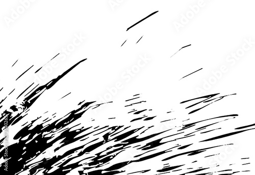 Paints black and white brush texture background