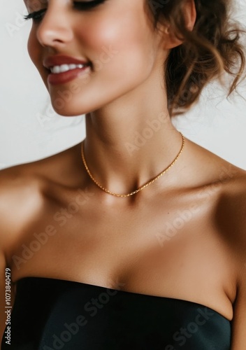 Gold necklaces woman accessories accessory.