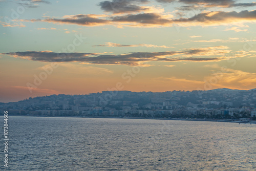 Panoramic view of Nice, France photo