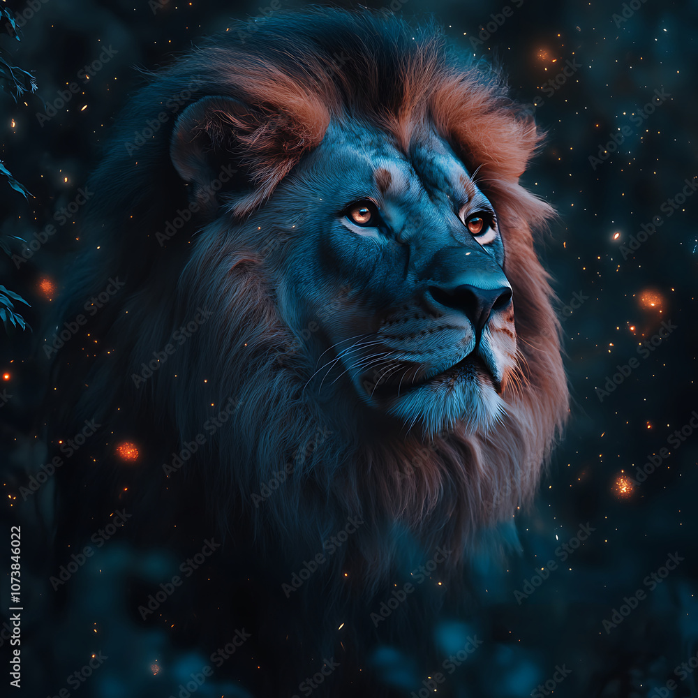 Majestic Lion Stunning Vibrant Cosmic Galaxy Art Design Wallpaper Majestic Lion Stunning Vibrant Cosmic Galaxy Art Design Wallpaper