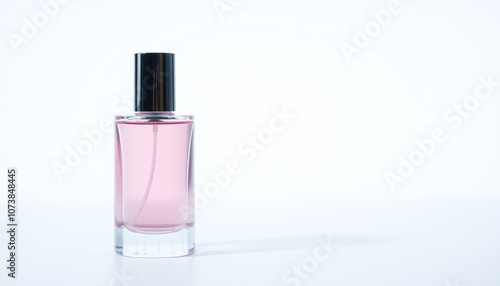 bottle of perfume isolated on white