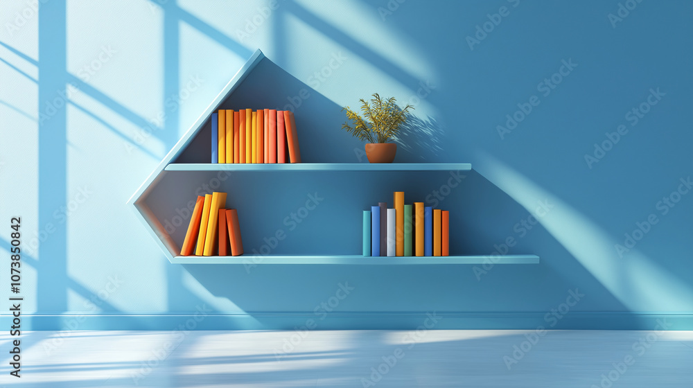 Obraz premium Icon with Finance Graph and Diagram with solid