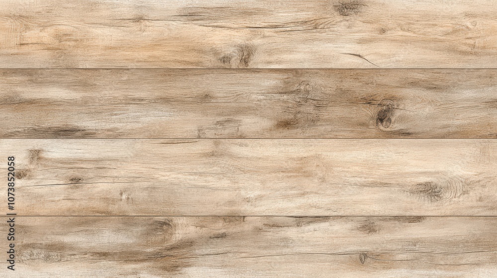 Fototapeta premium Beige Wooden Texture Seamless Background