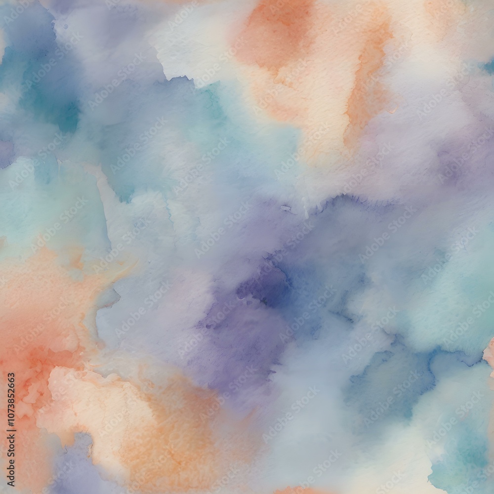 Soft Pastel Watercolor Background Soft Pastel Watercolor Background