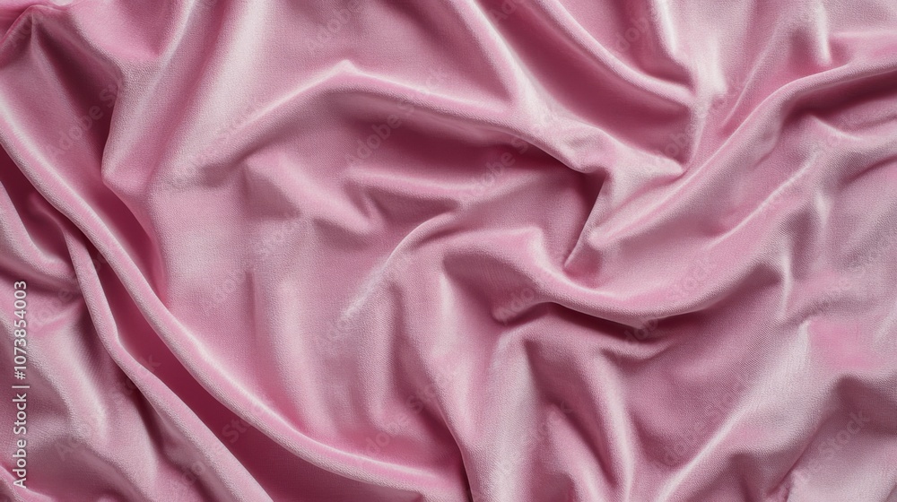 Soft pink satin fabric with elegant wrinkling, creating a luxury texture and mood. Soft pink satin fabric with elegant wrinkling, creating a luxury texture and mood.