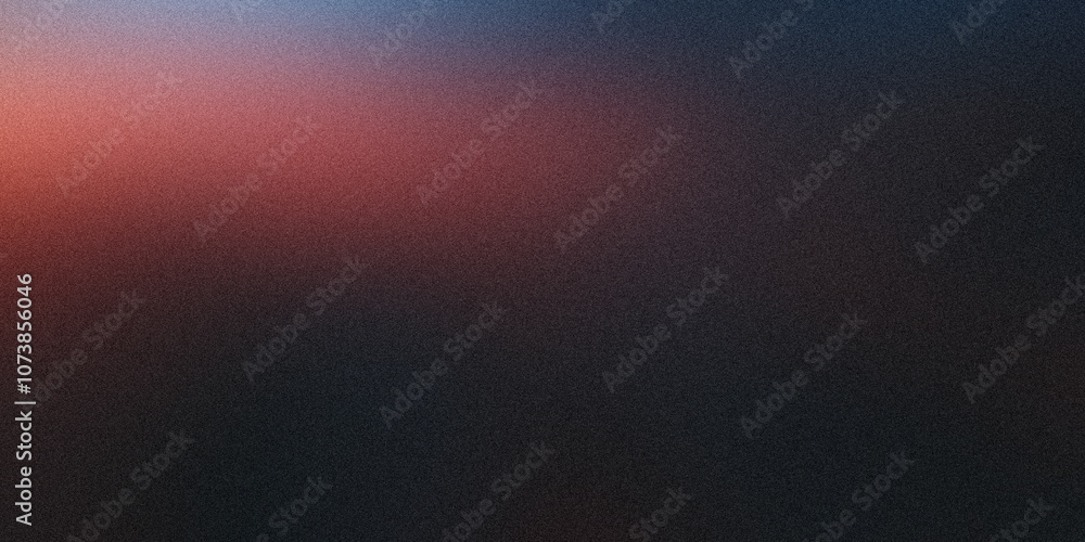 Fototapeta premium Abstract textured background with grainy gradient from red and orange to dark blue and purple