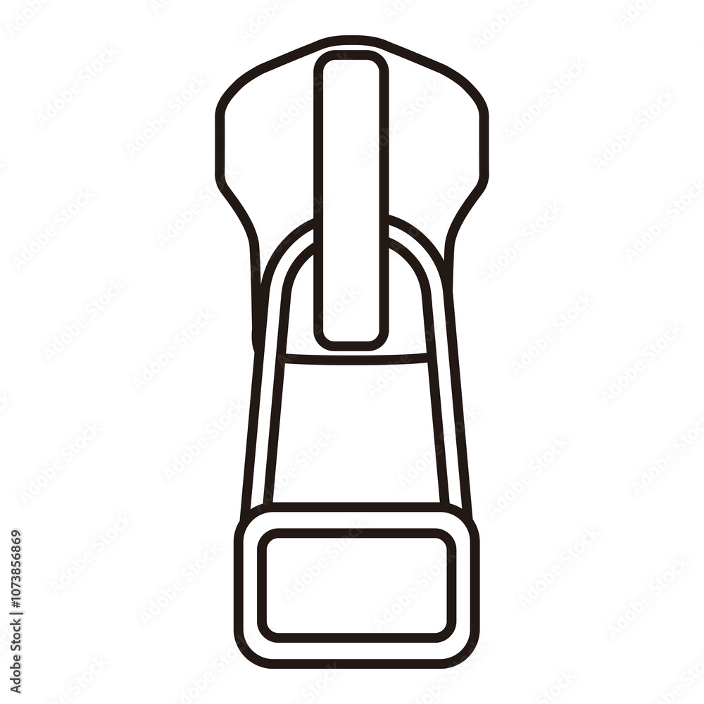 Zipper Pull Tab Line Art Technical Drawing for Fashion Accessories Design
Zipper Pull Tab Line Art Technical Drawing for Fashion Accessories Design