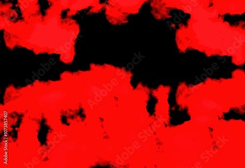 Red paint smoke texture black background