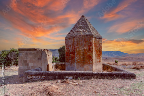 Kalakhana - 7-14 century Sufi Mausoleum complex located in Shamakhi region of Azerbaijan. photo