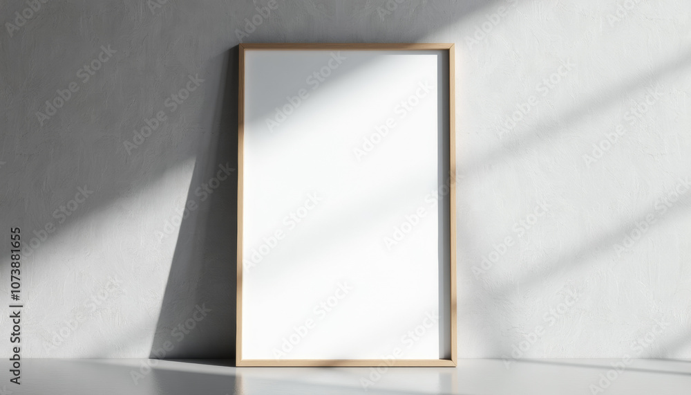 Empty Picture Frame on a Wall Empty Picture Frame on a Wall
