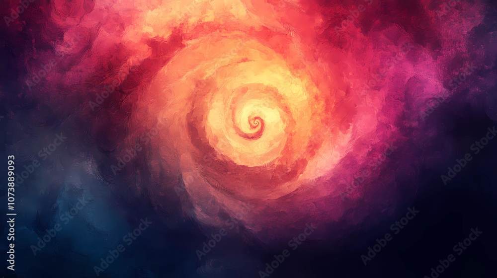 Fototapeta premium Abstract spirals in soft colors