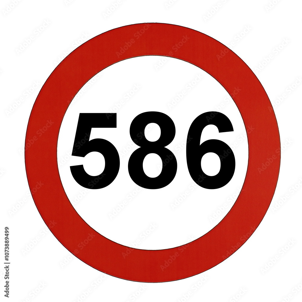 Illustration des Straßenverkehrszeichens 