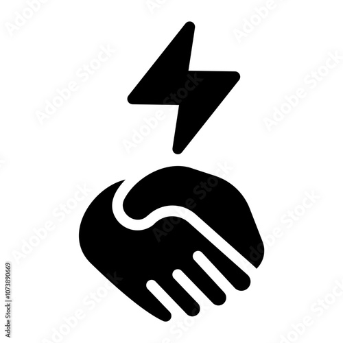 conflict glyph icon