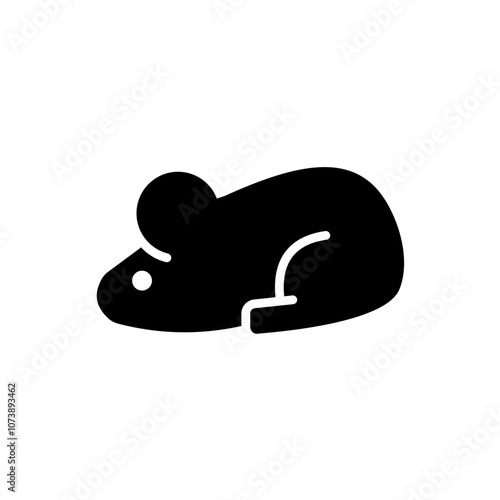 Little mouse, rat - vector icon