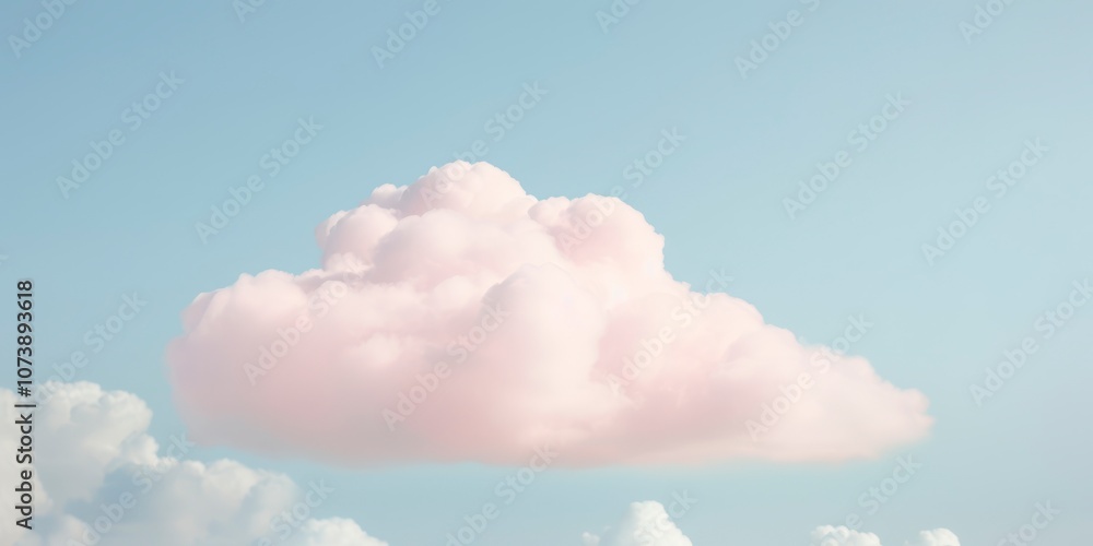 Pink and blue sky background with tiny clouds. Pink and blue sky background with tiny clouds.