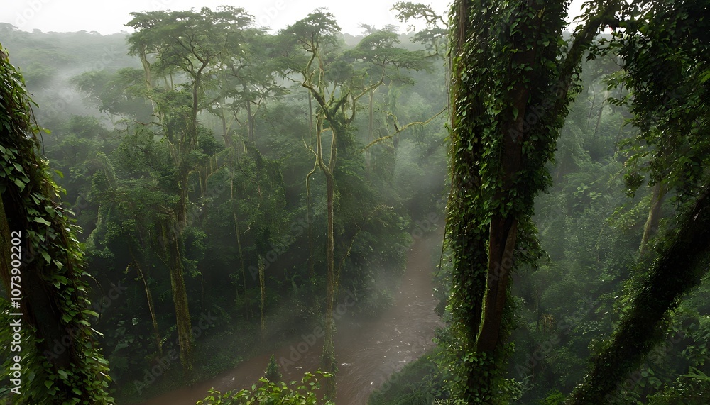 Obraz premium morning in the forest