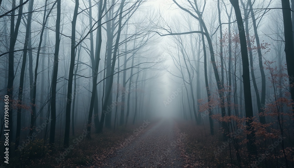 Fototapeta premium fog in the forest