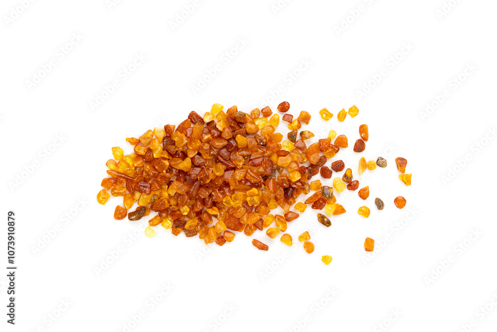 Amber stones isolated, polished orange gemstones, natural Baltic amber gems, golden resin crystals Amber stones isolated, polished orange gemstones, natural Baltic amber gems, golden resin crystals