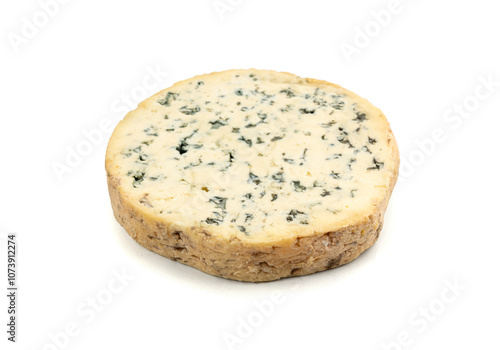 Fourme cheese, stinky french cheese, Fourme d'Ambert gourmet food, semi-hard blue cheese photo